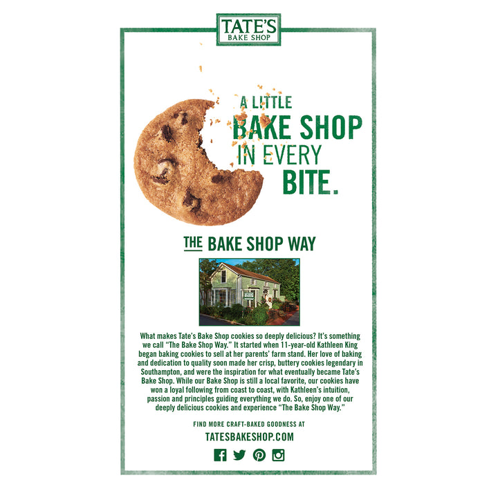 Tate's Bake Shop Gluten Free Chocolate Chip Cookies-7 oz.-6/Case