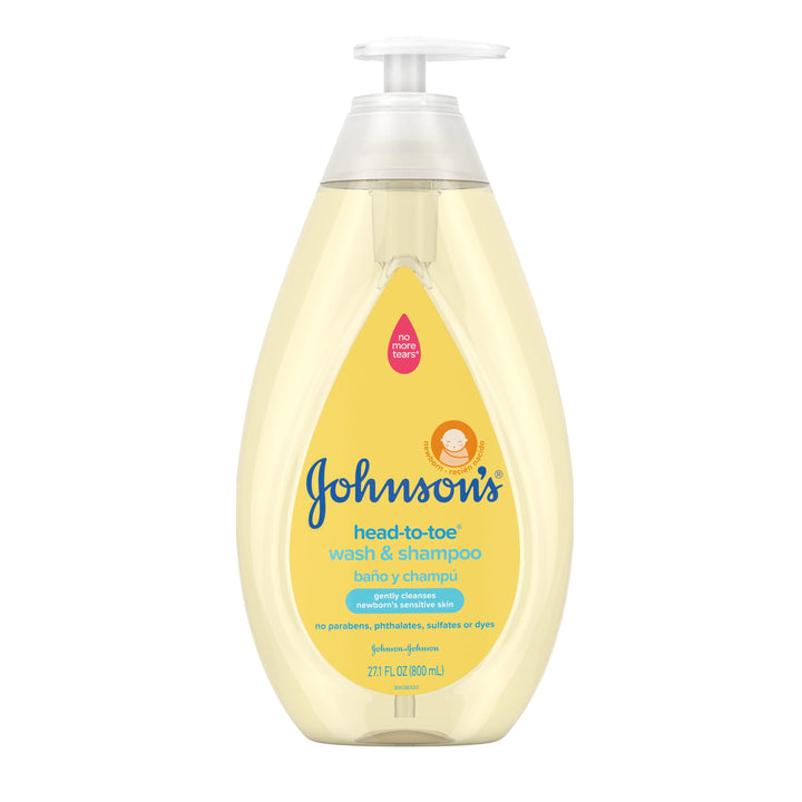 Johnson's Baby Baby Head To Toe Wash & Shampoo-27.1 fl oz.-3/Box-4/Case