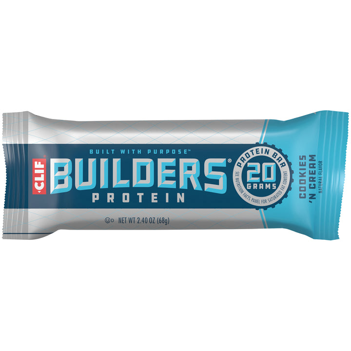 Builder's Bar Builders Stacked Bar Cookies & Creme-2.4 oz.-12/Box-12/Case
