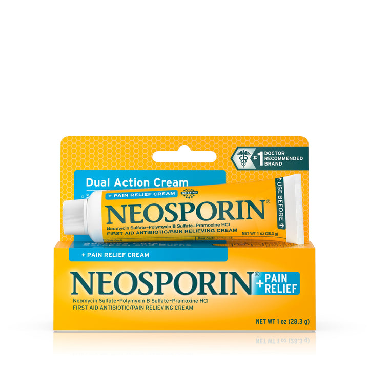 Neosporin Plus Pain Cream 1-1 oz.-6/Box-4/Case