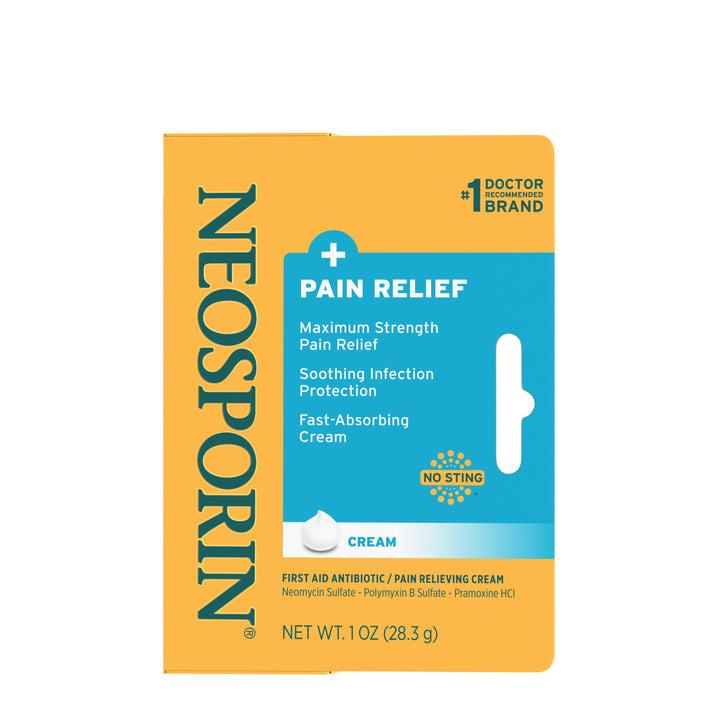 Neosporin Plus Pain Cream 1-1 oz.-6/Box-4/Case