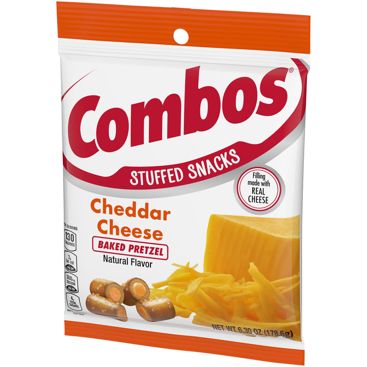 Combos Cheddar Cheese Pretzel Combo Snack-6.3 oz.-12/Case