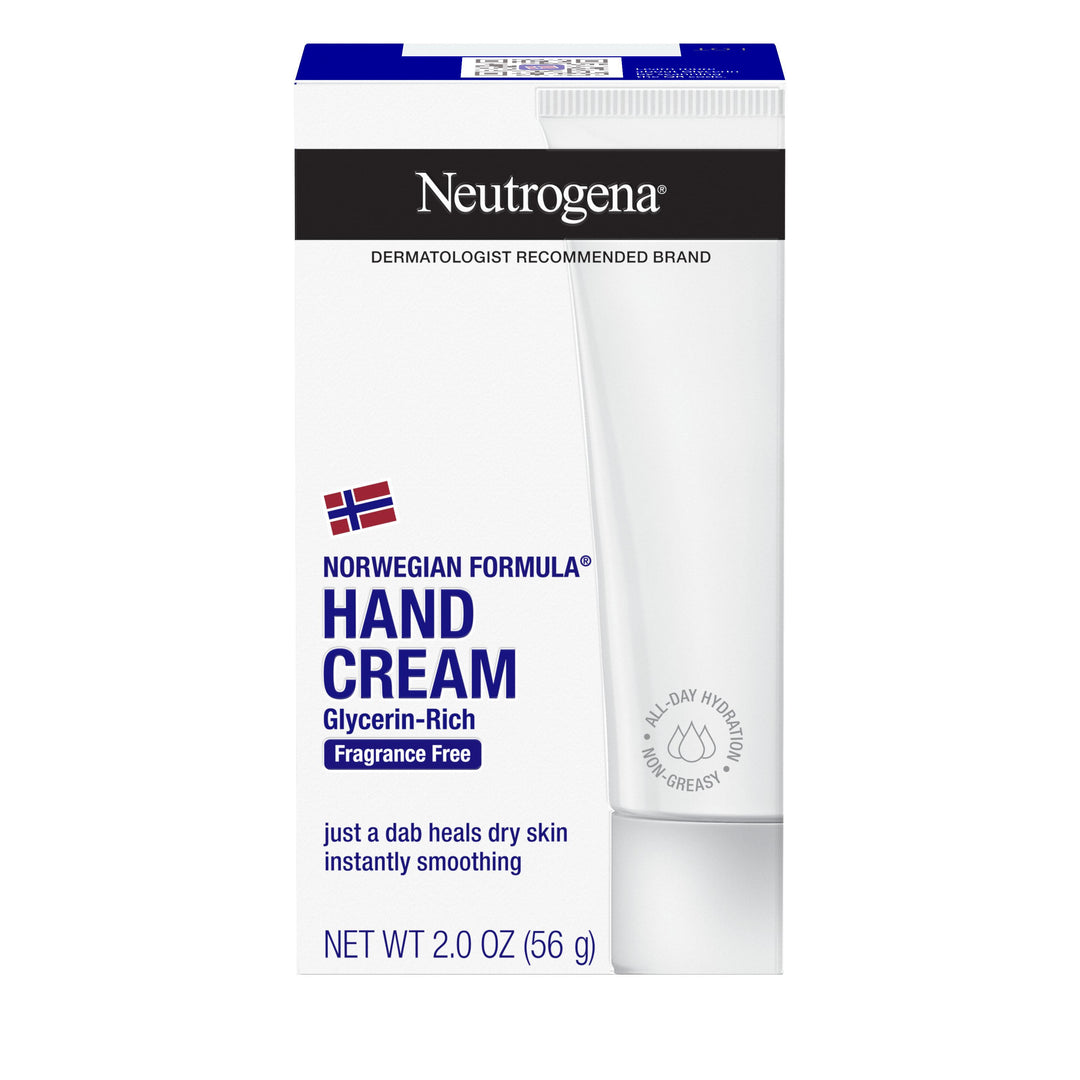 Neutrogena Norwegian Formula Hand Cream Fragrance Free-2 oz.-6/Box-4/Case