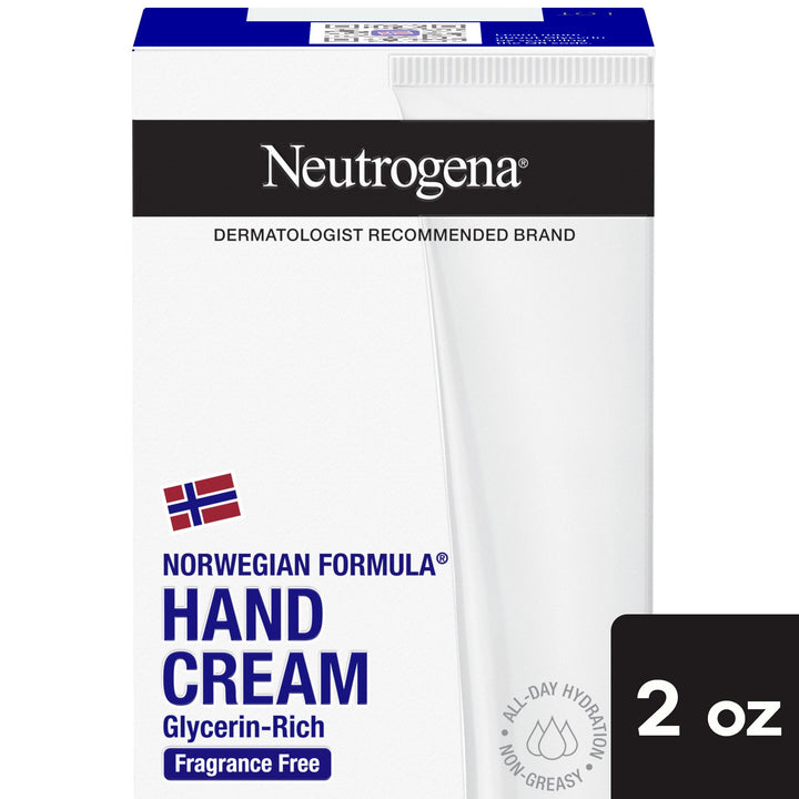 Neutrogena Norwegian Formula Hand Cream Fragrance Free-2 oz.-6/Box-4/Case