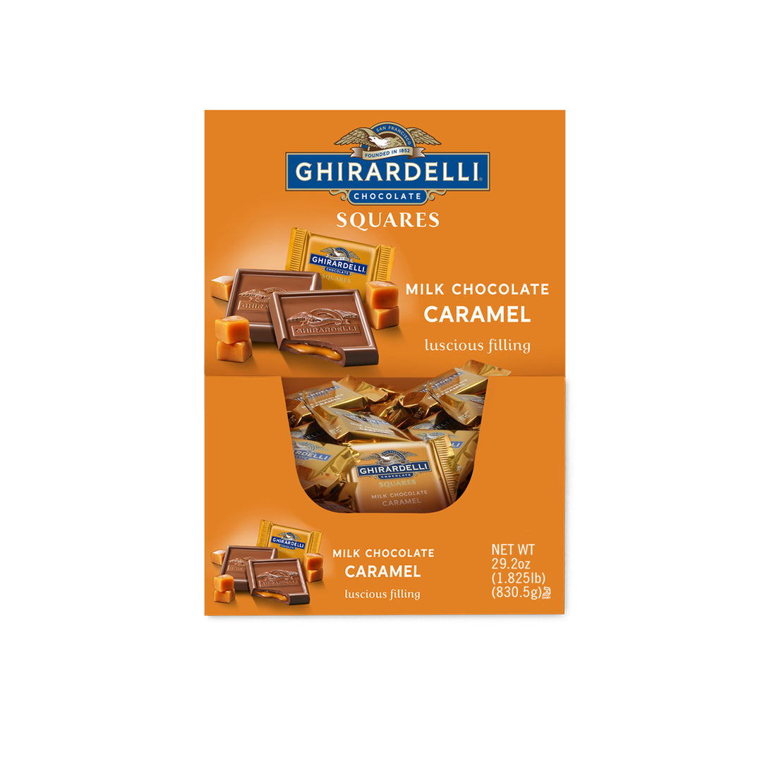 Ghirardelli Milk Chocolate Caramel Caddy-0.53 oz.-55/Box-12/Case
