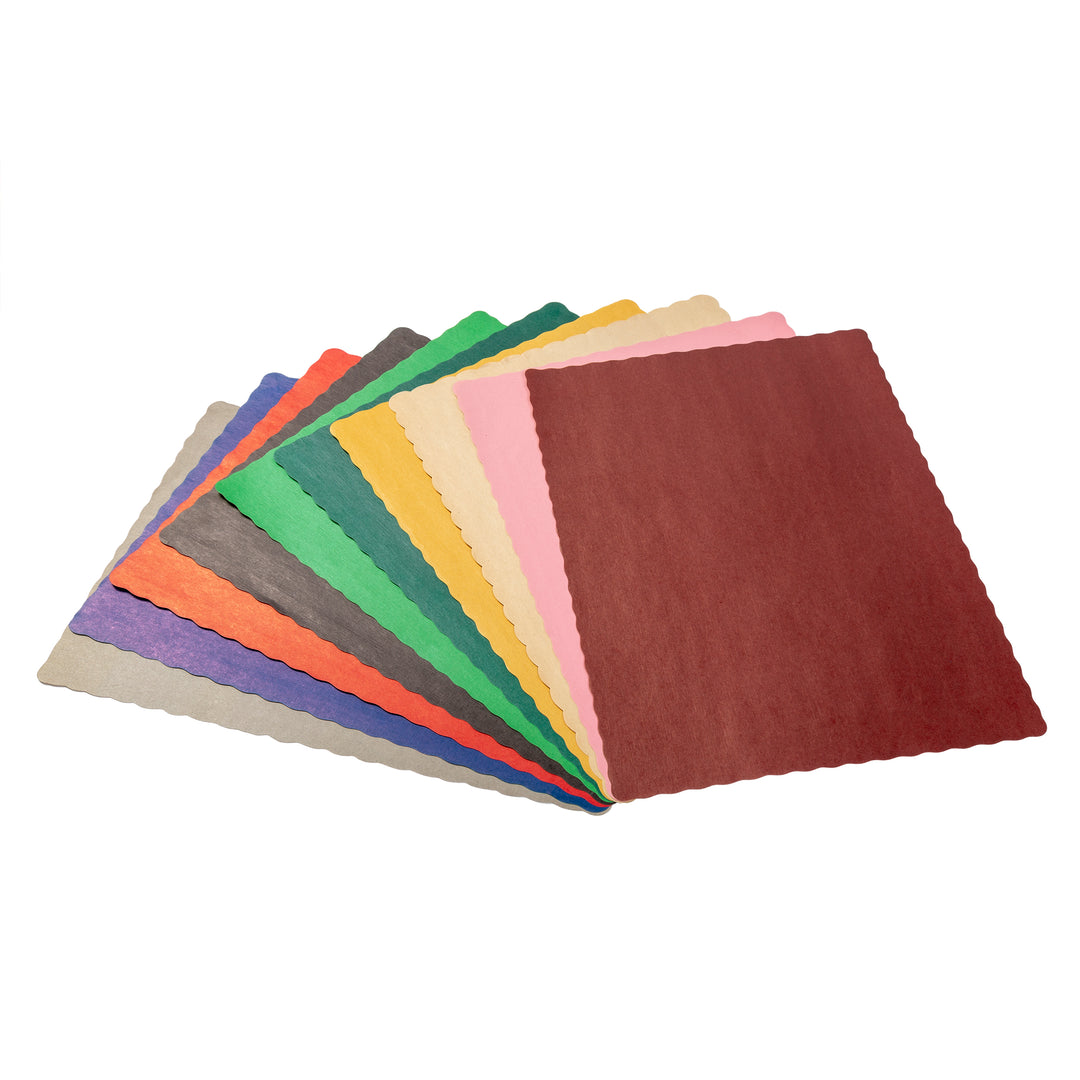 Royal 9.25 Inch X 13.25 Inch Burgundy Placemat-1000 Each-1/Case