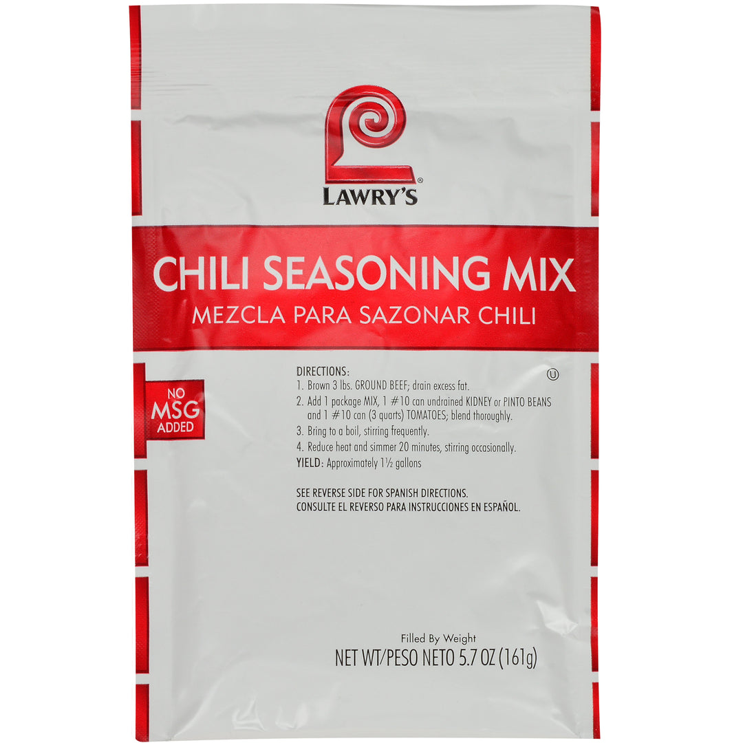 Lawry's Chili Seasoning Mix-5.7 oz.-6/Case