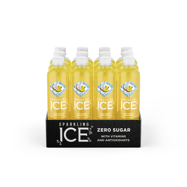 Sparkling Ice Coconut Pineapple Flavored Sparkling Water-17 fl oz.-12/Case