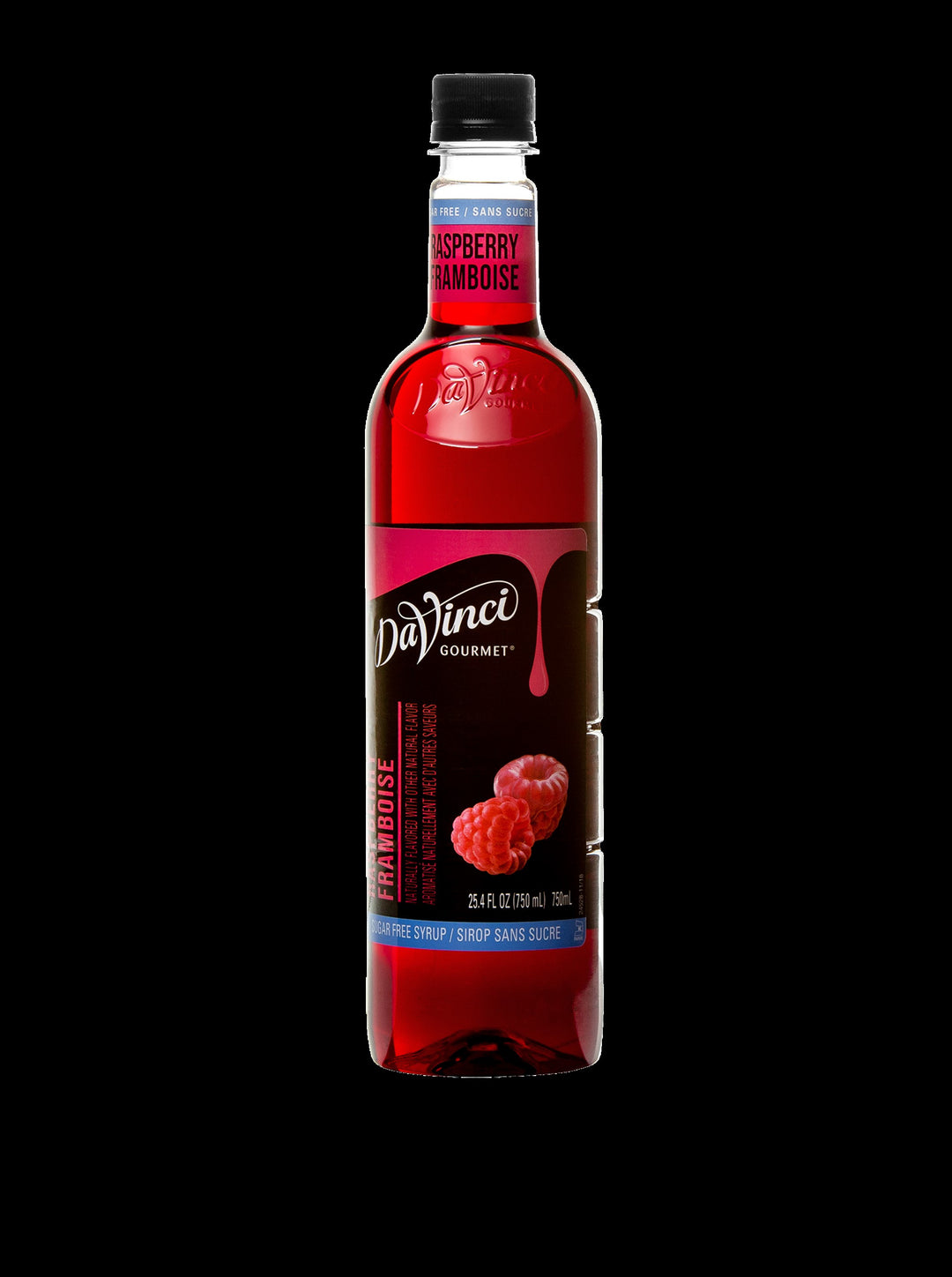 Davinci Gourmet Syrup Sugar Free Raspberry-750 Milileter-4/Case