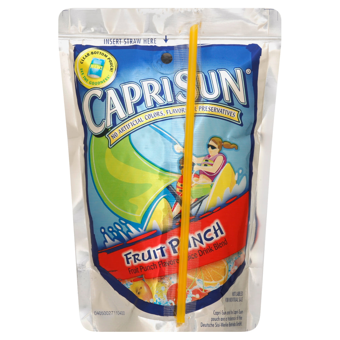 Capri Sun Ready To Drink Fruit Punch Soft Drink-6 oz.-10/Box-4/Case