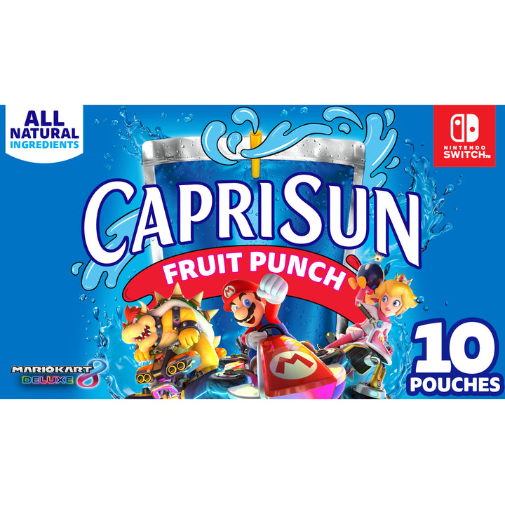 Capri Sun Ready To Drink Fruit Punch Soft Drink-6 oz.-10/Box-4/Case