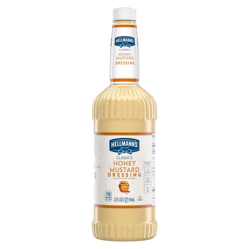 Hellmann's Classics Honey Mustard Salad Bar Dressing Bottle-32 fl oz.-6/Case