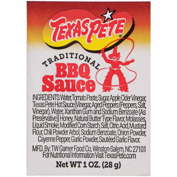 Texas Pete Traditional Bbq Sauce Cup Single Serve 150/1 Oz.