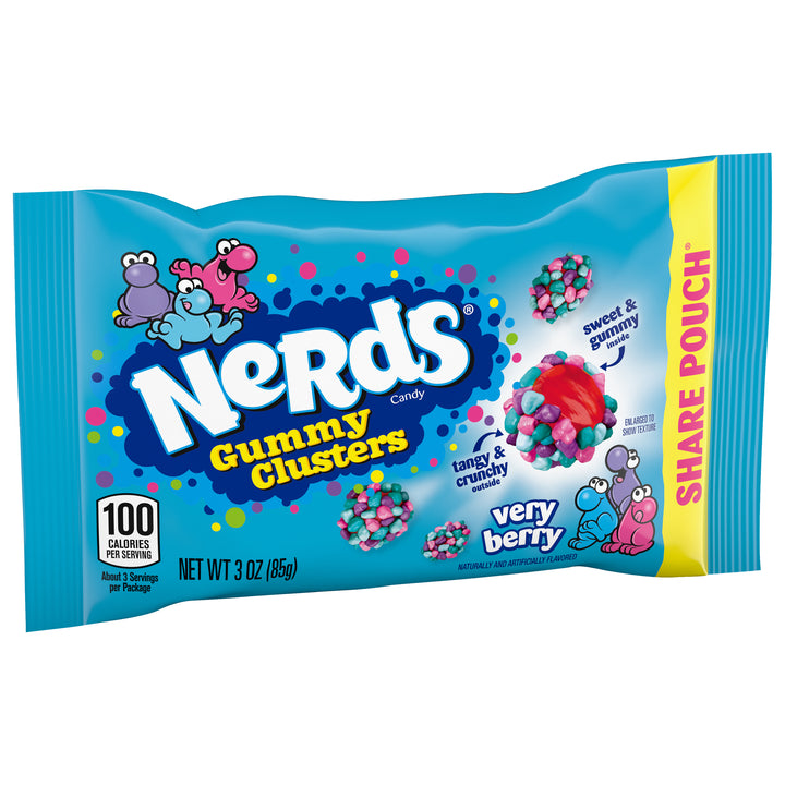 Nerds Very Berry Gummy Clusters-3 oz.-12/Box-4/Case