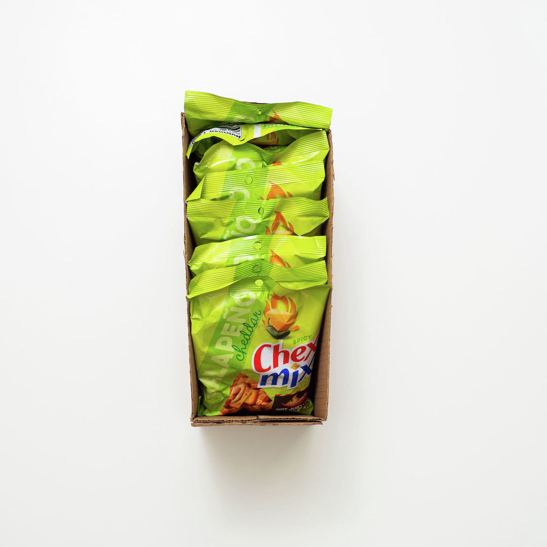 Chex Mix Jalapeno Cheddar Bulk Snack Mix-3.75 oz.-8/Case
