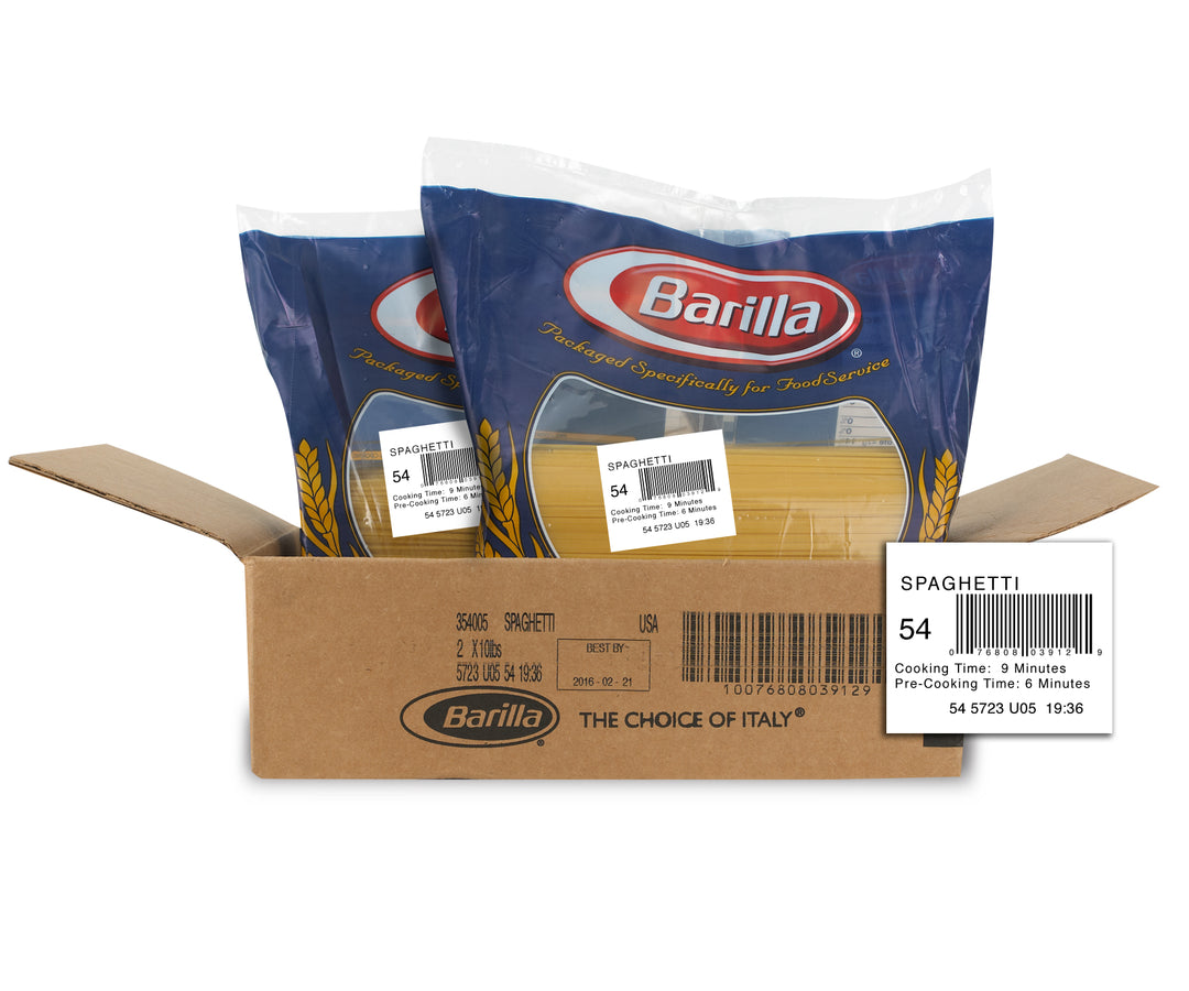 Barilla Spaghetti Pasta-160 oz.-2/Case