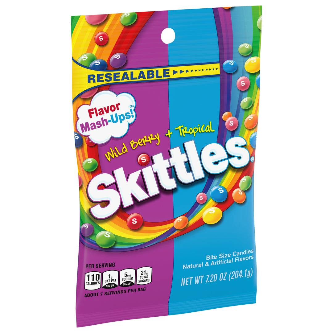 Skittles Mash-Ups Peg Bag-7.2 oz.-12/Case