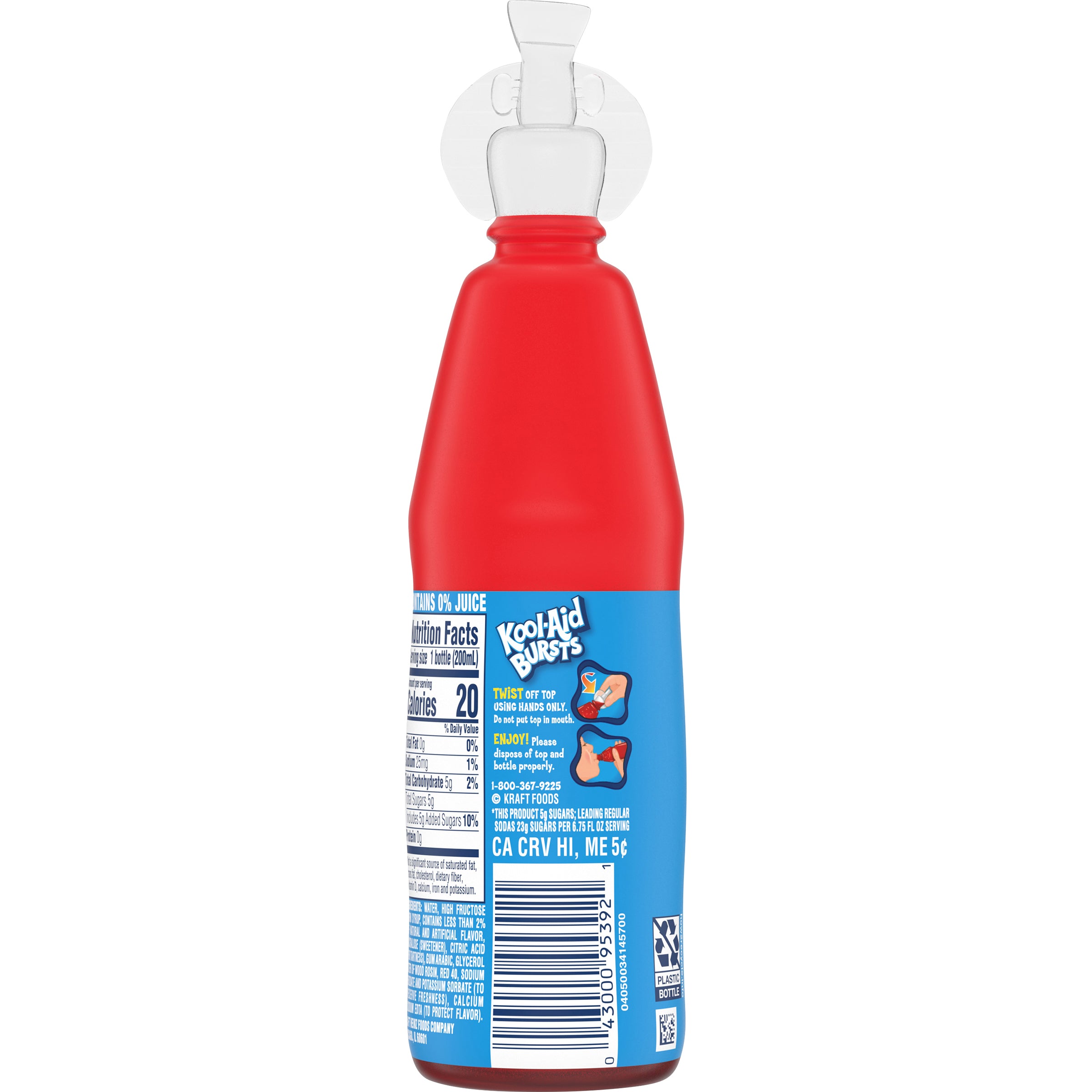 Kool-Aid Burst Tropical Punch Beverage-6.75 fl oz.s-12/Case MPN