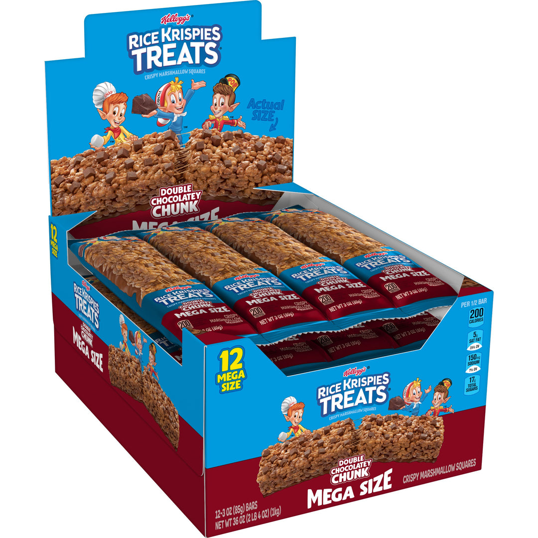 Kellogg Rice Krispie Treats Squares Double Chocolate-3 oz.-12/Box-6/Case