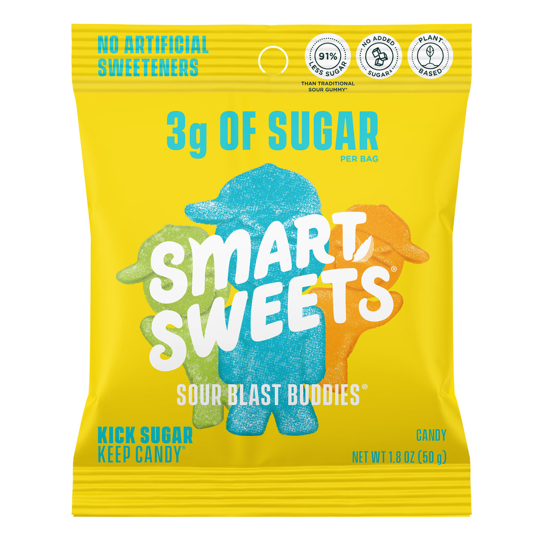 Smartsweets Sour Blast Buddies Gummy Candy-1 Each-12/Box-6/Case
