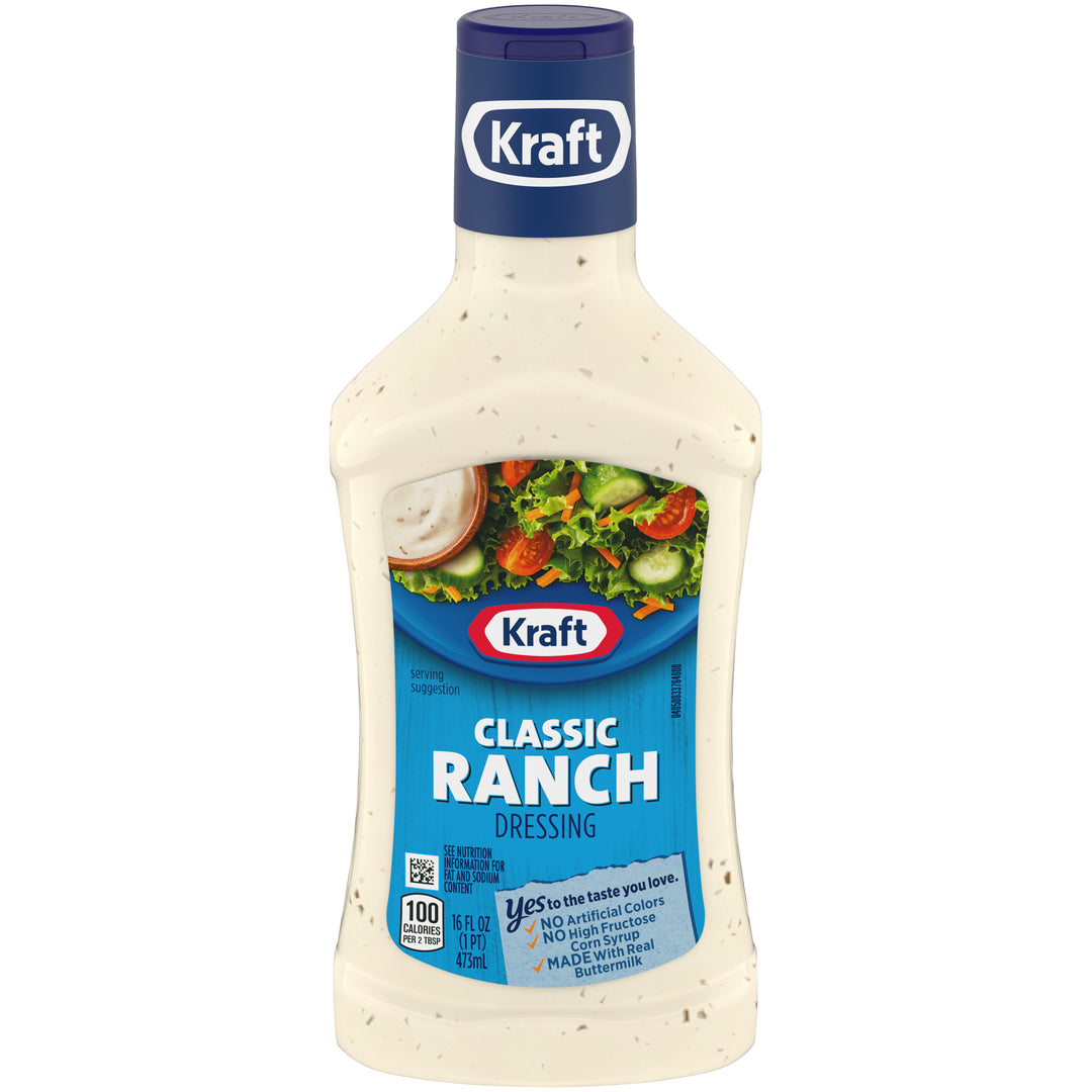 Kraft Ranch Dressing Bottle-16 fl oz.-6/Case