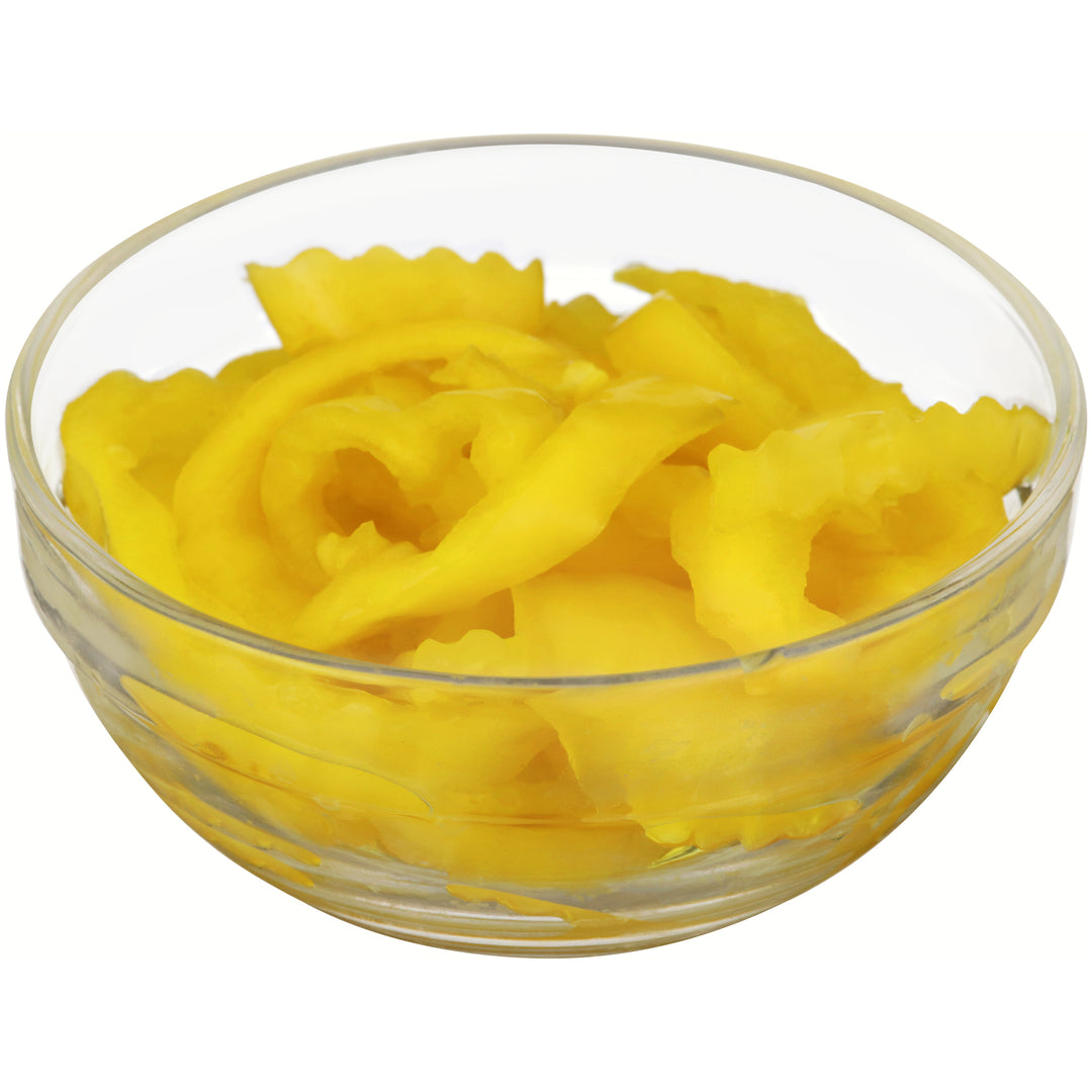 Mi Pueblo Banana Pepper Rings Hot High Defect-1 Gallon-4/Case