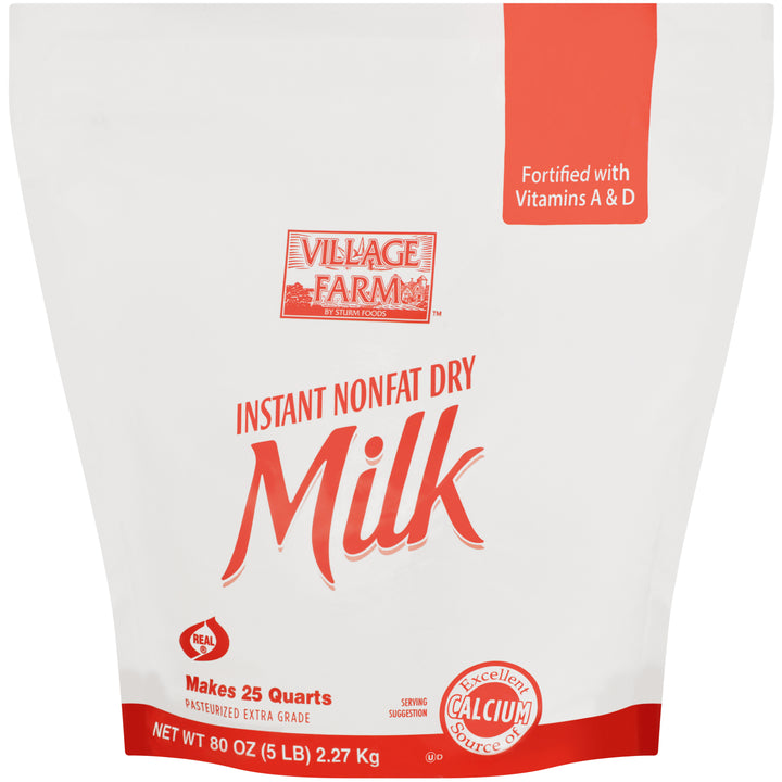 Village Farm By Sturm Instant Non Fat Dry Milk-5 lb.-6/Case