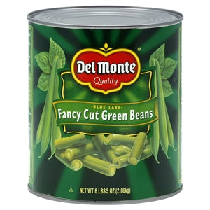 Del Monte Fancy Cut Green Beans-101 oz.-6/Case