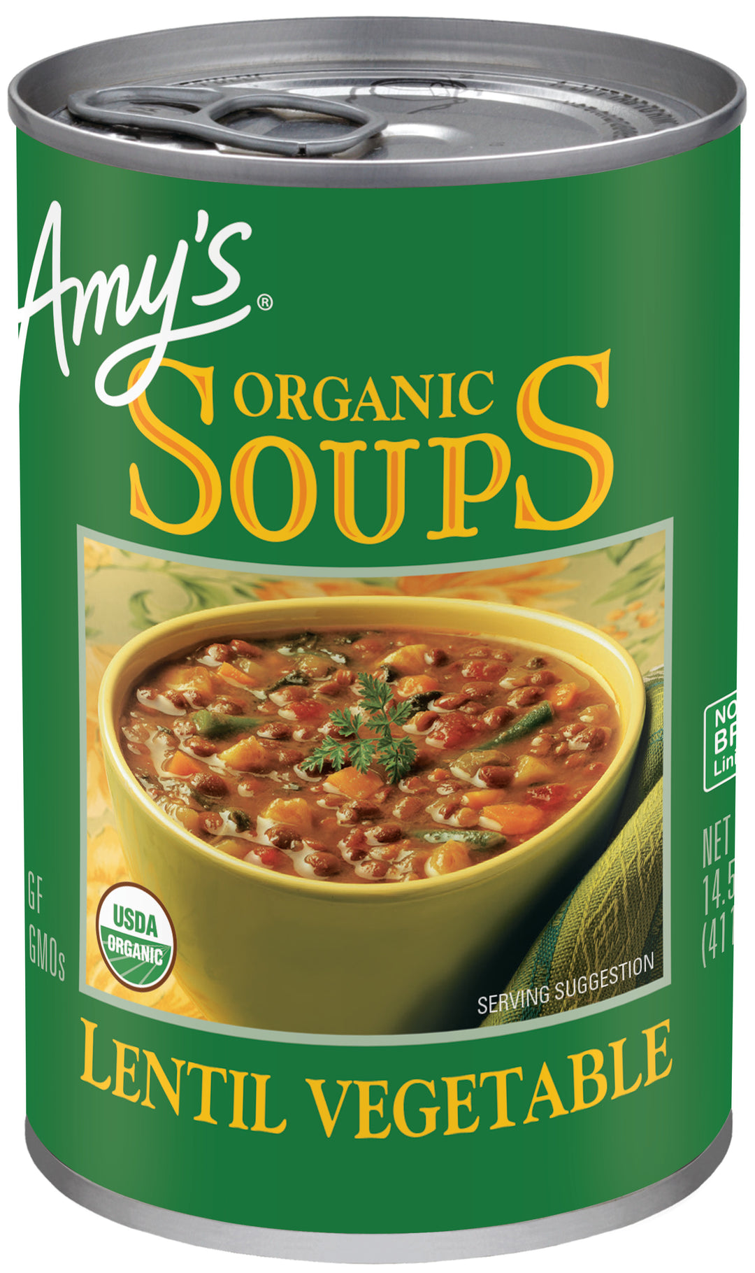 Amy's Soup Lentil Vegetable Organic-14.5 oz.-12/Case
