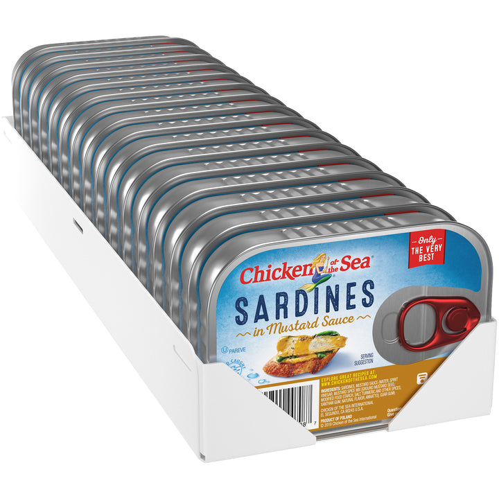 Chicken Of The Sea Sardines In Mustard-3.75 oz.-18/Case