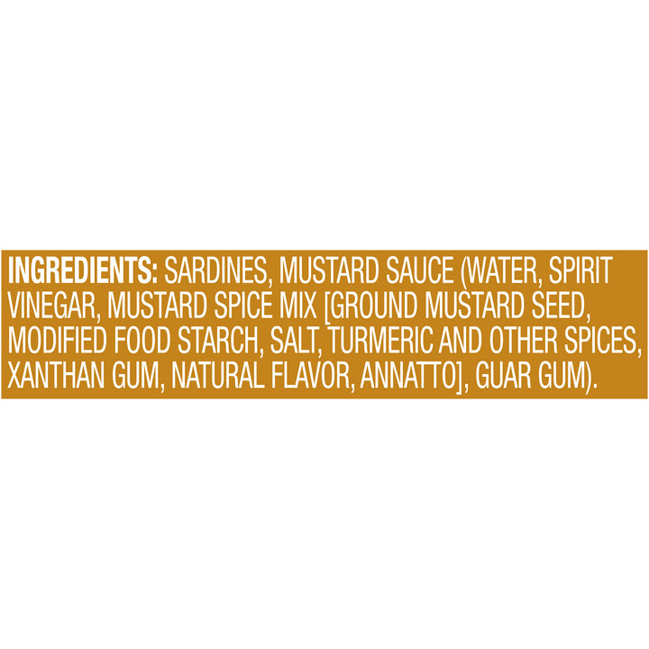 Chicken Of The Sea Sardines In Mustard-3.75 oz.-18/Case