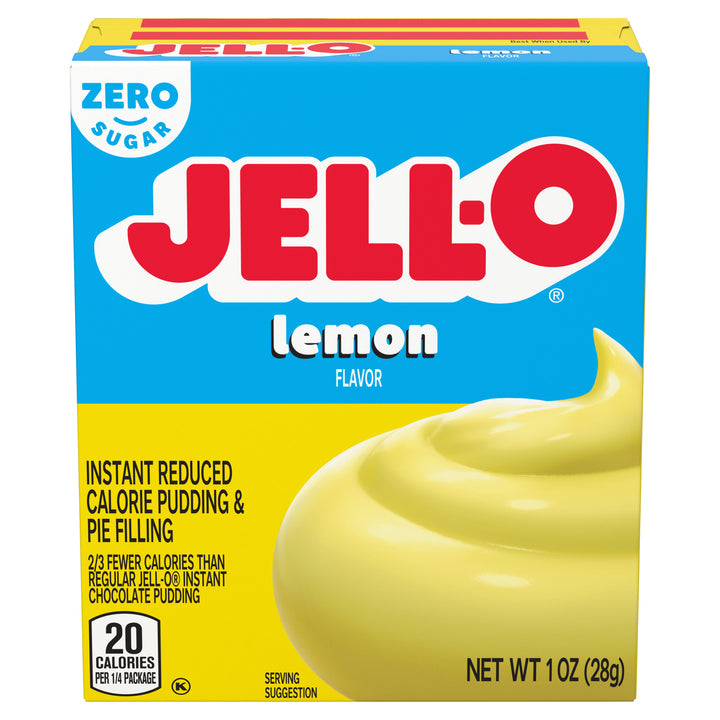 Jell-O Sugar Free Lemon Flavored Pudding Mix-1 oz.-24/Case
