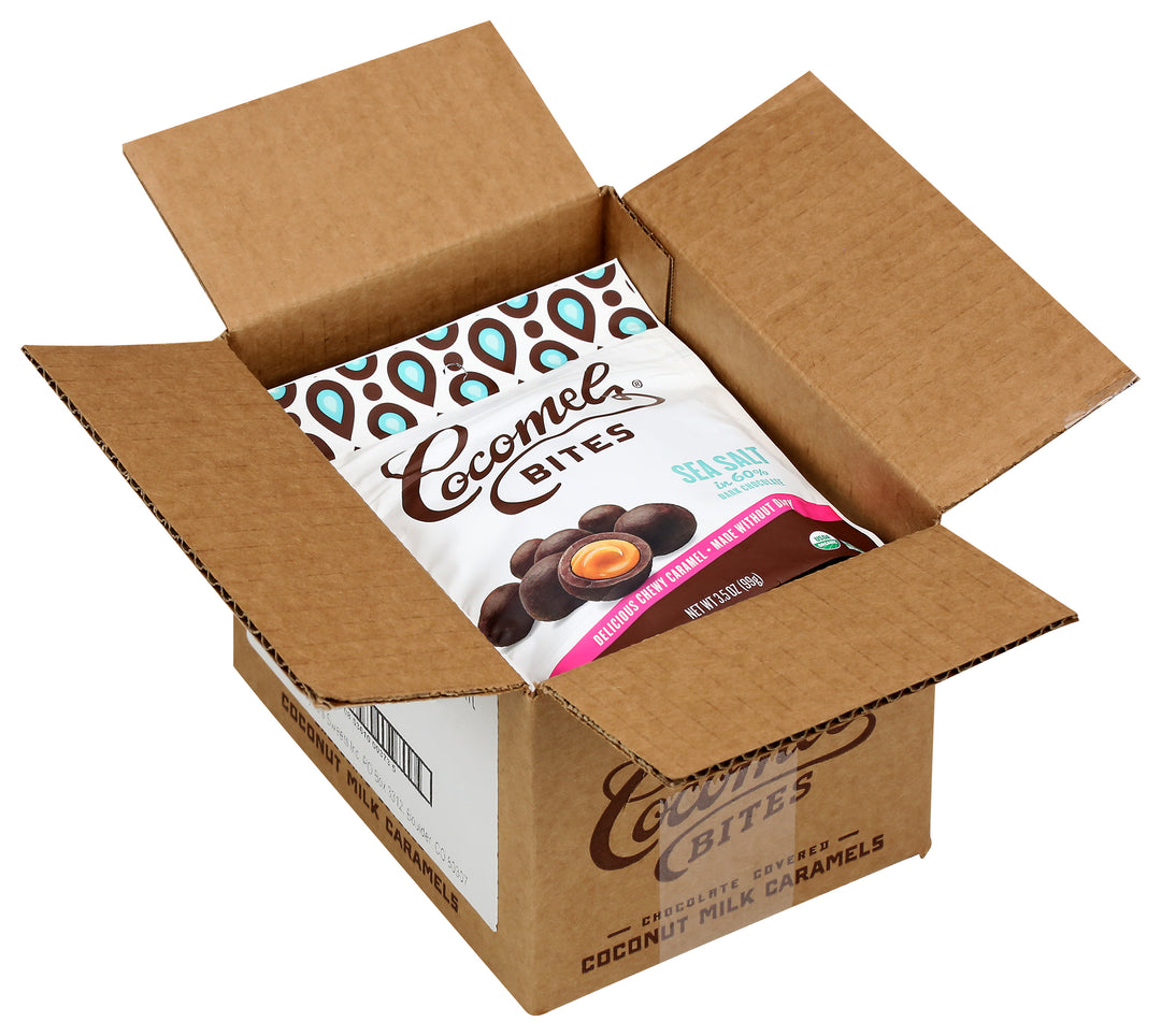 Cocomels Chocolate Covered Bites Dairy Free-3.5 oz.-6/Case