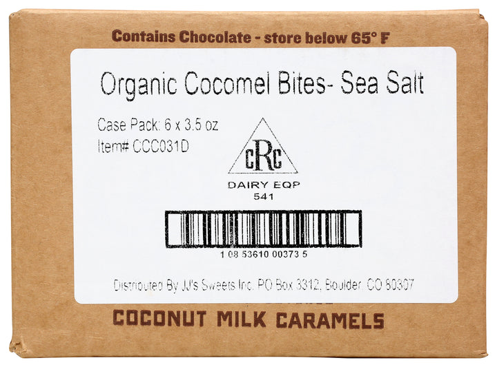 Cocomels Chocolate Covered Bites Dairy Free-3.5 oz.-6/Case