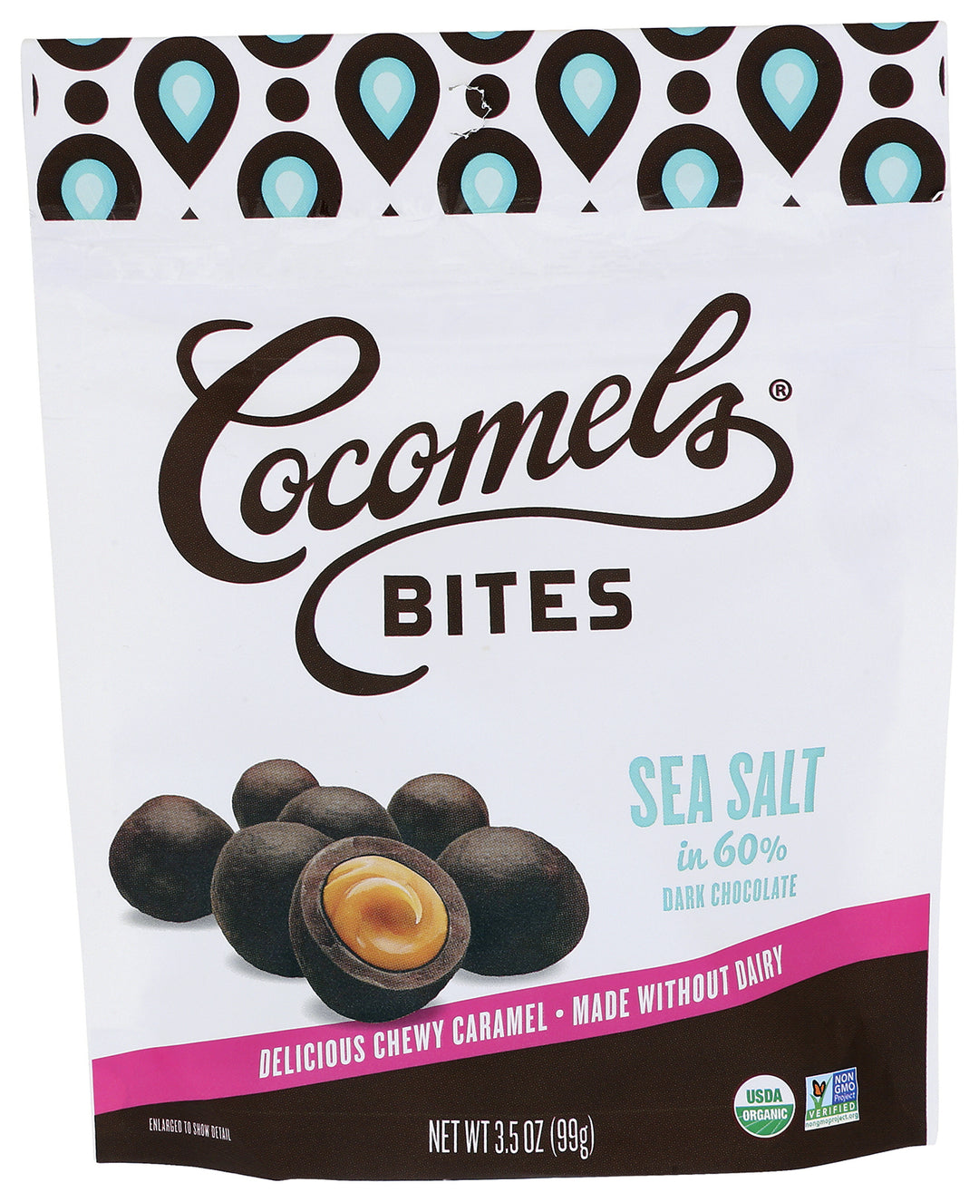 Cocomels Chocolate Covered Bites Dairy Free-3.5 oz.-6/Case