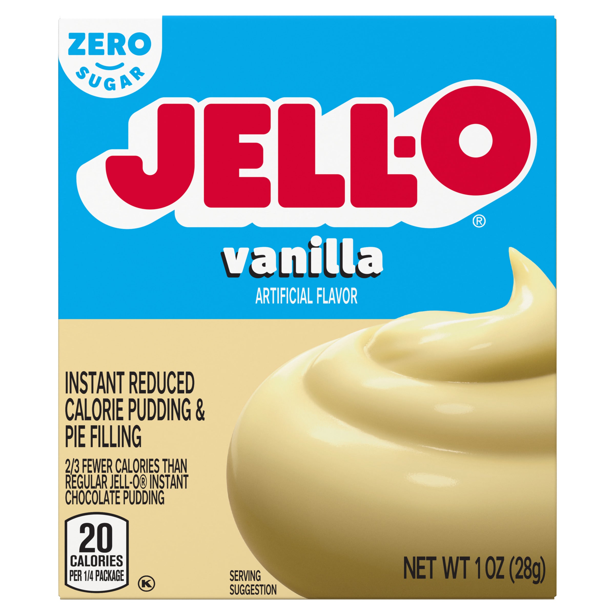 Jell-O Sugar Free Fat Free Vanilla Flavored Instant Pudding Mix-1