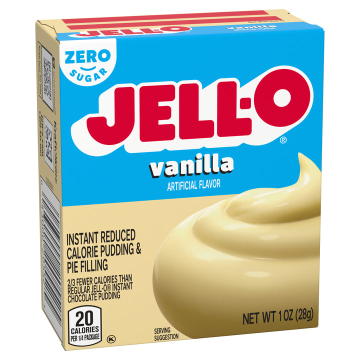 Jell-O Sugar Free Fat Free Vanilla Flavored Instant Pudding Mix-1 oz.-24/Case