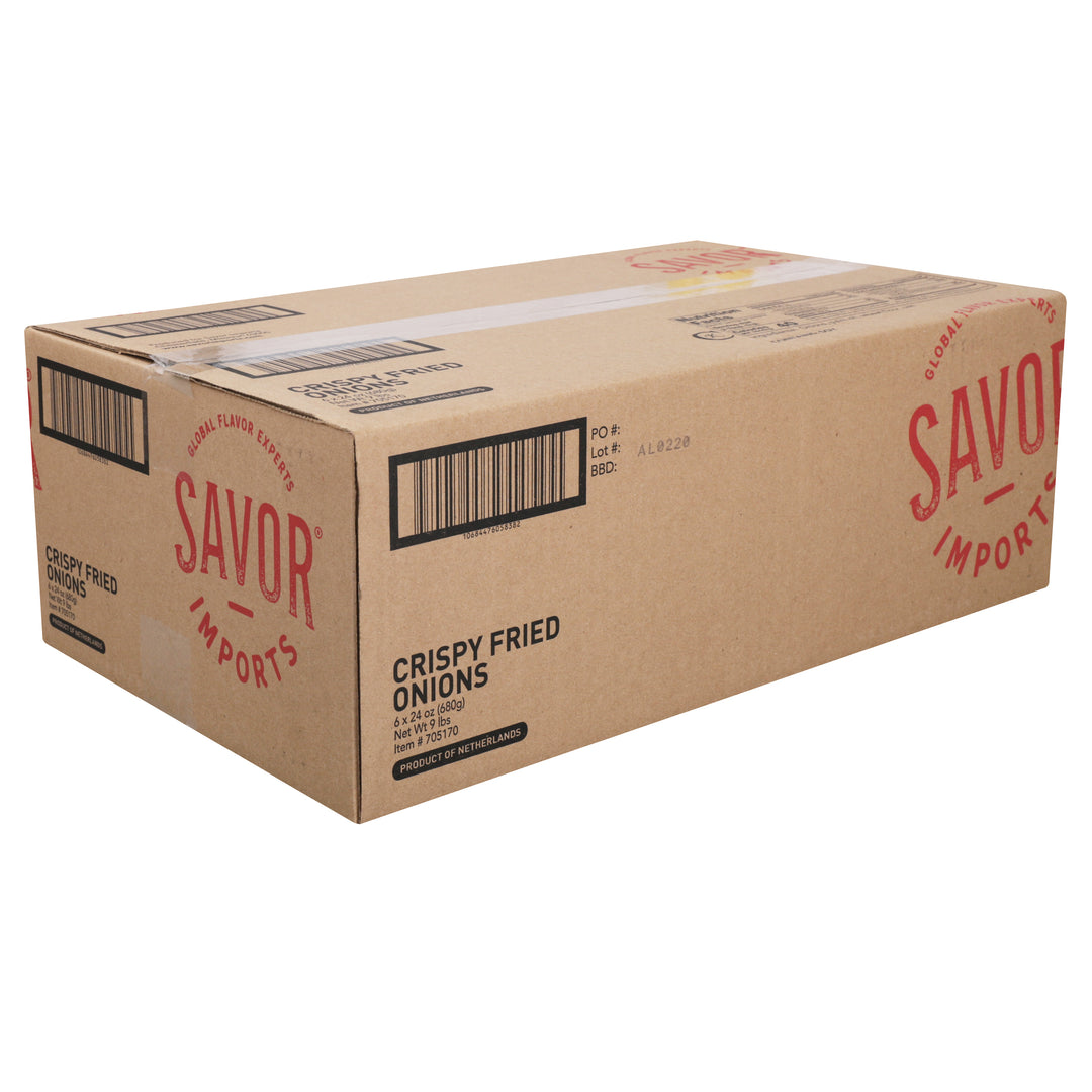 Savor Imports Crispy Fried Onions-24 oz.-6/Case