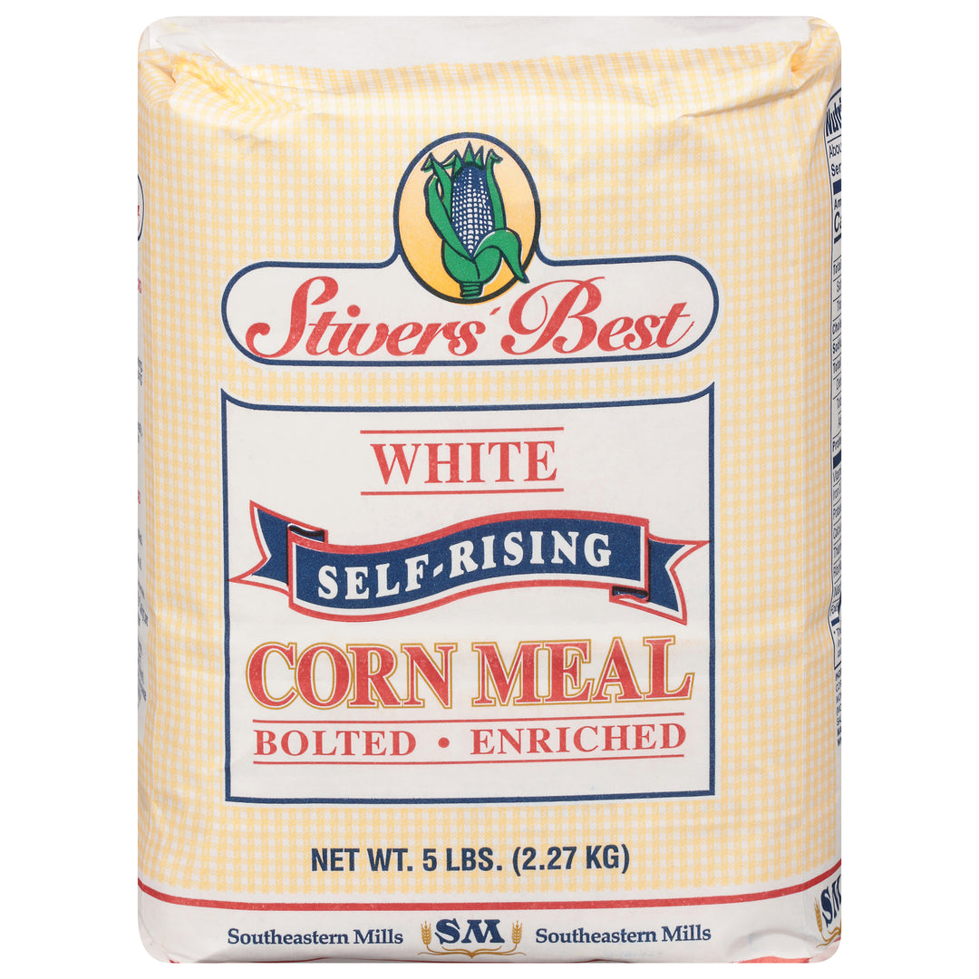 Stiver's Best Self Rising White Corn Meal-5 lb.-8/Case