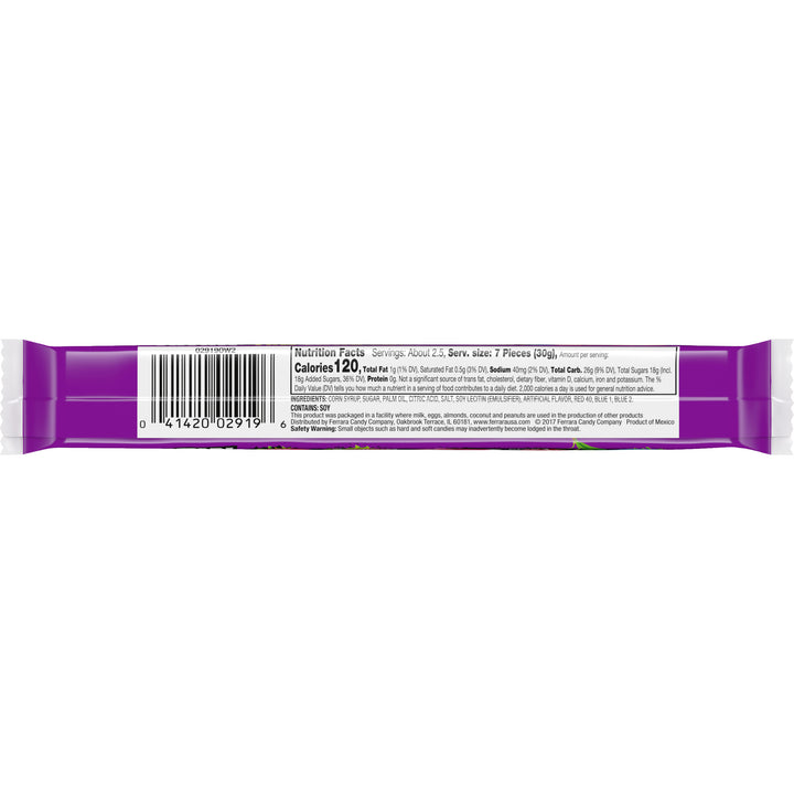 Now & Later Berry Smash Bar Pack-2.44 oz.-24/Box-12/Case