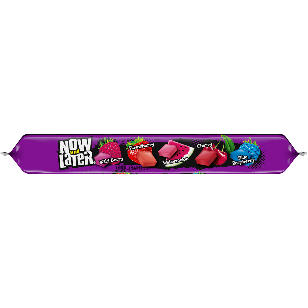 Now & Later Berry Smash Bar Pack-2.44 oz.-24/Box-12/Case