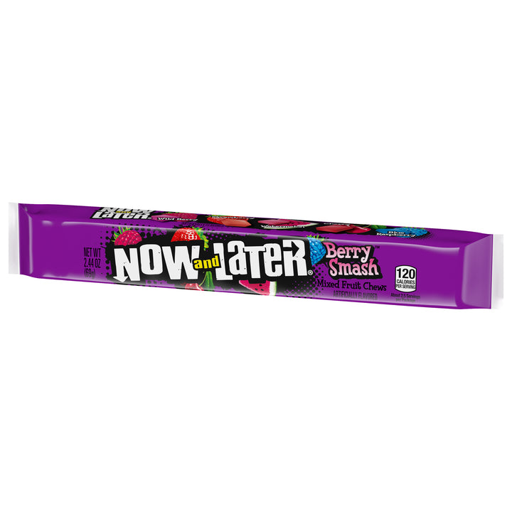 Now & Later Berry Smash Bar Pack-2.44 oz.-24/Box-12/Case