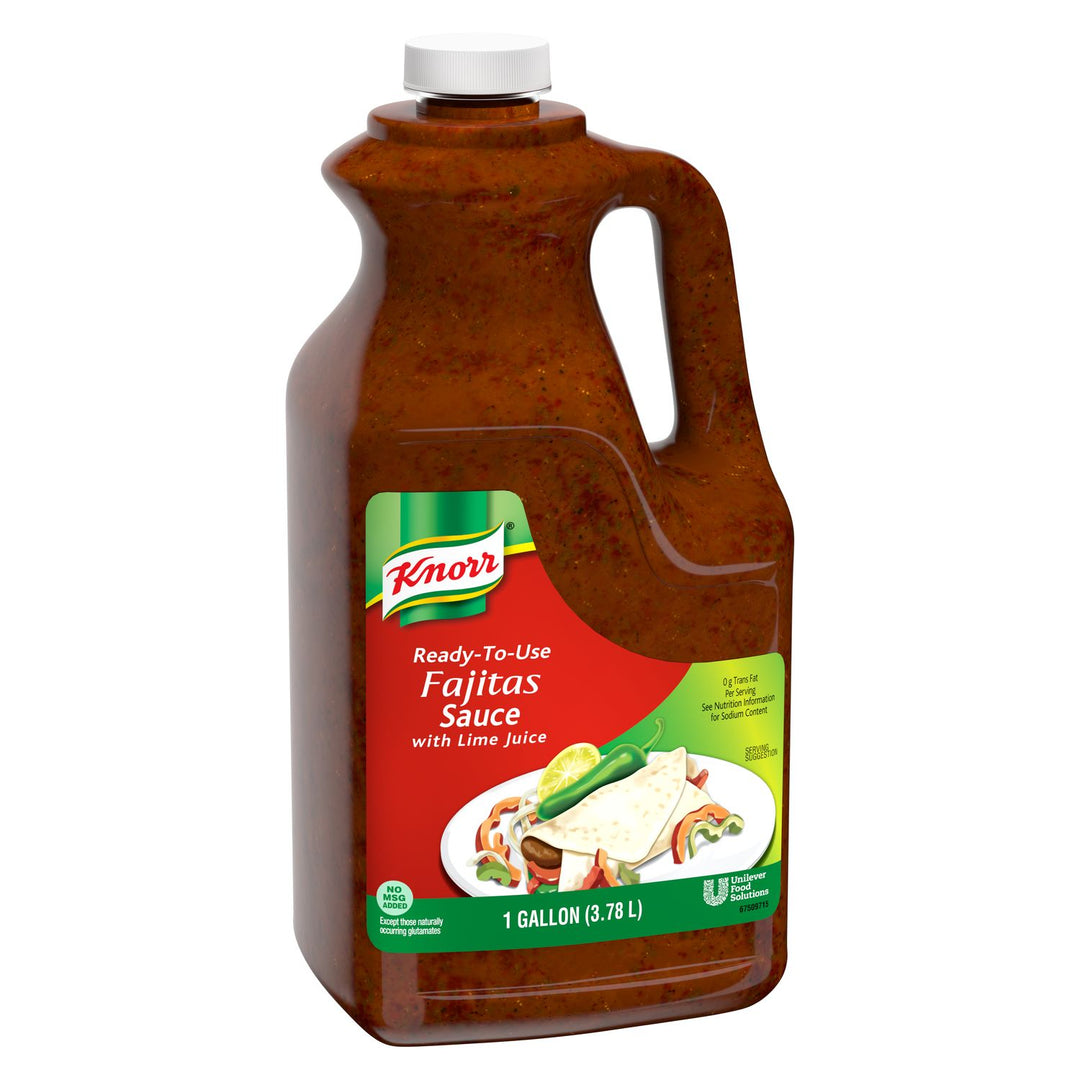 Knorr Side Meal Fajita Sauce-1 Gallon-2/Case
