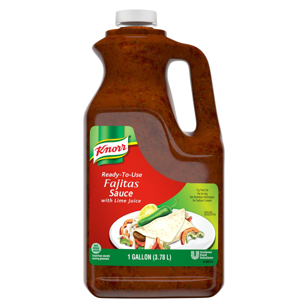 Knorr Side Meal Fajita Sauce-1 Gallon-2/Case