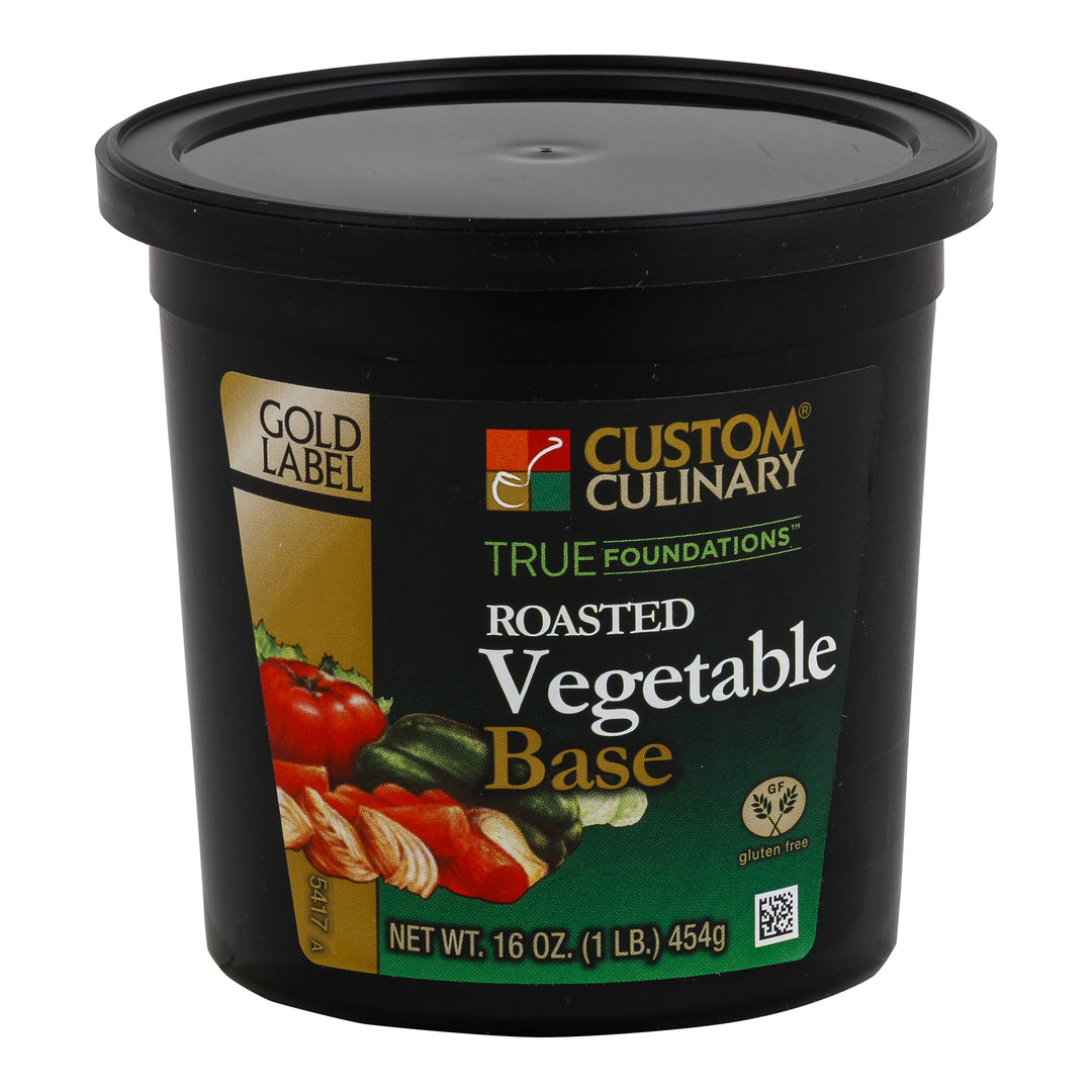 Gold Label No Msg Added Clean Label Gluten Free Roasted Vegetable Base-1 lb.-6/Case