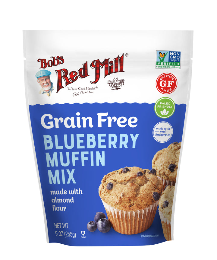 Bob's Red Mill Natural Foods Inc Grain Free Blueberry Muffin Mix-9 oz.-5/Case