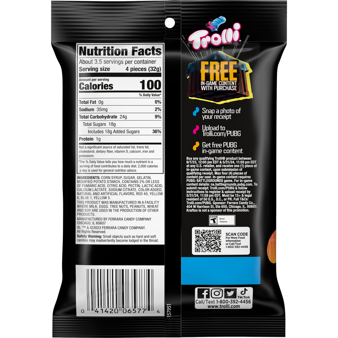 Trolli Bursting Crawlers-4.25 oz.-12/Case