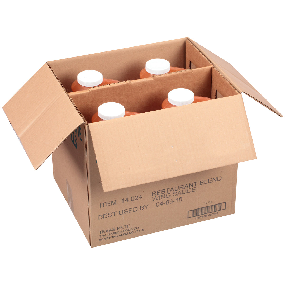 Texas Pete Restaurant Blend Wing Sauce-1 Gallon-4/Case