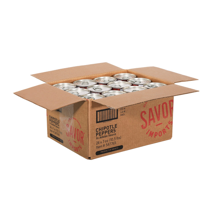 Savor Imports Chipotle Peppers In Adobo Sauce-7 oz.-24/Case