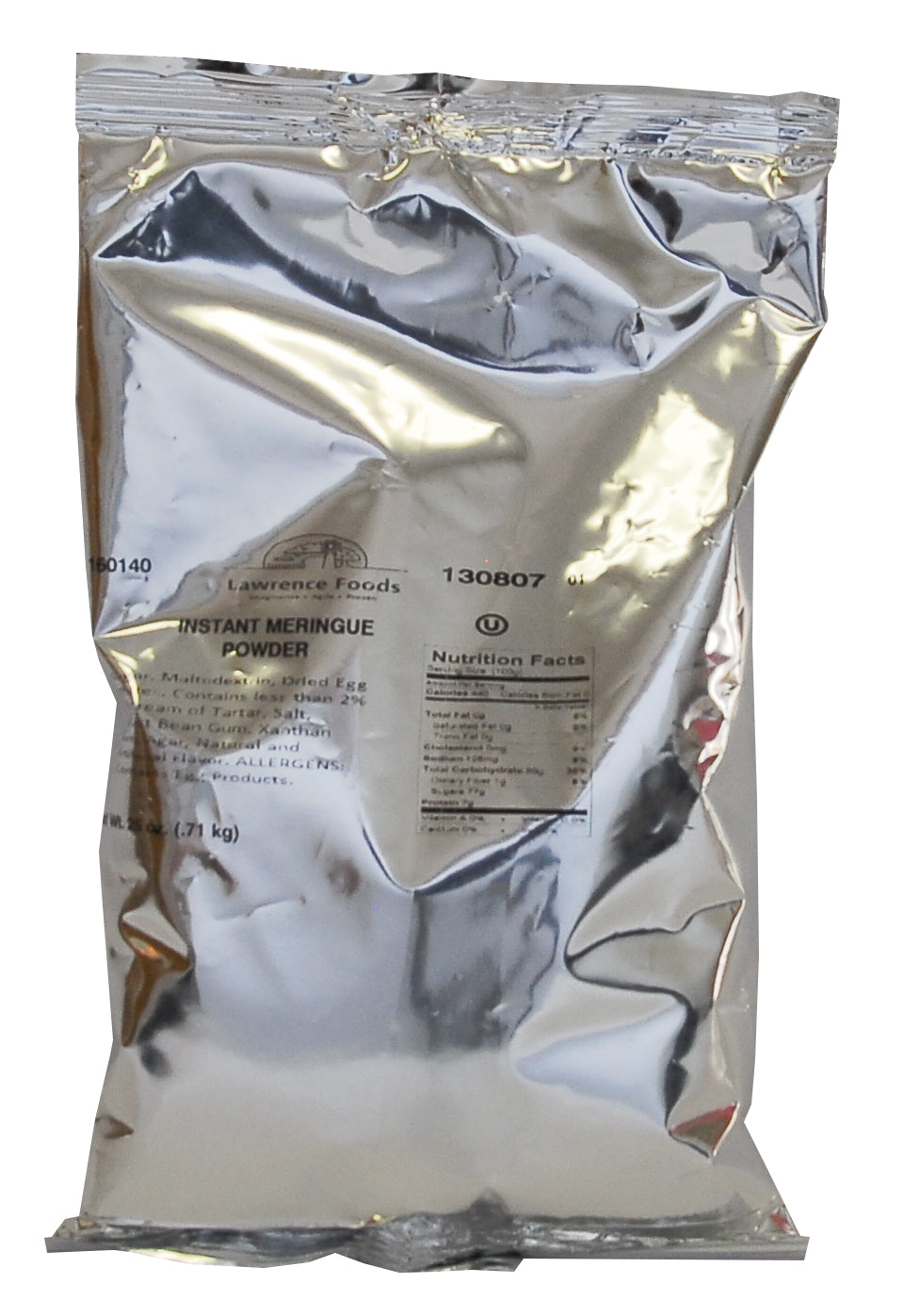 Lawrence Foods Instant Meringue Powder-1.56 lb.-12/Case